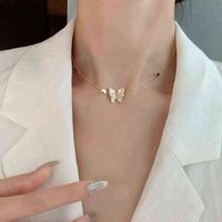 Wholesale Necklace Female Summer Butterfly Clavicle Chain Design Feeling