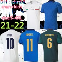 Wholesale size S XL ITALY soccer Jerseys uropean Cup national team Italy BONUCCI IMMOBILE INSIGNE kits men kids Football jersey shirt