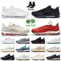 Wholesale Women Mens Cushion Sports Running Shoes Triple White Black Cork Obsidian First Use Blood Orange Fashion Silver Purple Bullet Barely Volt Trainers Sneakers