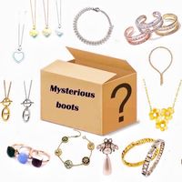 Wholesale Luxury Gifts for woman man jewelry Christmas Blind box Lucky Mystery Box one random necklace bracelet earrings rings and more