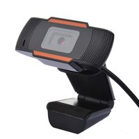 Wholesale 720P P Webcam Full HD Web Camera Build In Microphone USB Plug Cam For PC Computer Video Recording Work Webcams
