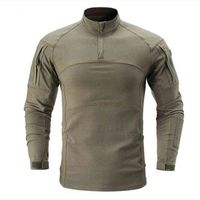 Wholesale Tactical Cotton T shirts Men Army Green Combat Camouflage t Shirt Long Sleeve Military T shirt s Hunt Outwear