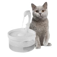Wholesale Pet Cat Water Filter Dispenser LED Light Electric Powered Automatic Drinking Fountain For Cats Dogs Drinker Bowl Ultra Quiet Bowls Feeders