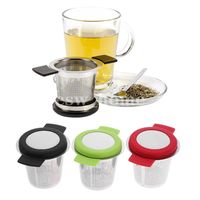 Wholesale Stainless Steel Reusable Infuser Basket Fine Mesh Strainer With Handles Lid Tea and Coffee Filters for Loose Tea Leaf