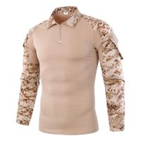 Wholesale Men s T Shirts Outdoor Tactical Hiking Military Army Camouflage Long Sleeve Hunting Fishing Shirt Male Quick Dry Sport Clothing