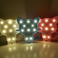 Wholesale Led rabbit model lamp Festival room decoration Night light Lamps Home Club Outdoor Indoor Wall Decorations stand hang