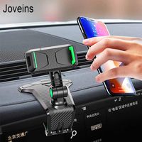Wholesale Cell Phone Mounts Holders Car Holder Easy Clip Mount Stand GPS Display Universal Dashboard Bracket With Number Plate For Inch Phones