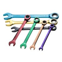 Wholesale Hand Tools Color Ratchet Wrench Multi function Dual purpose Open Movable Set Double End Chromium vanadium Steel Std