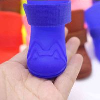 Wholesale Boots Soft Puppy Protective Rubber Waterproof Anti Slip Anti Dirty Small Dog Rain Pet Shoes Colors