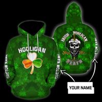 Wholesale Men s Hoodies Sweatshirts PLstar Cosmos DPrinted Est Irish Custom Name Skull Unique Hrajuku Funny Streetwear Unisex Casual Hoodies Zip Sw