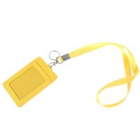 Wholesale Card Holders Office Work School ID Badge Holder With Keyring Rope Layards Neck Strap