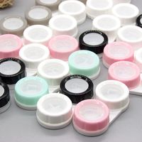 Wholesale Women s Mini Contact Lens Box for Girl Students Travel Blue Pink Purple Lenses Case Eyewear Accessories