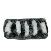 Wholesale Scarves TopFurMall Lady Fashion Autumn Winter Genuine Rex Fur Neck Rings Women Head Band Wraps LF5013