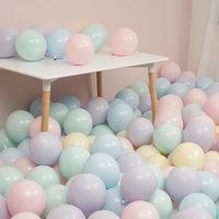 Wholesale 10 inch gram Latex Balloons macaroon colored candy balloons birthday parties weddings wedding rooms