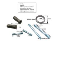 Wholesale Motorcycle Exhaust System Bolt Stud Nut Gasket Kit For Scooter GY6 cc cc cc QMB139 QMJ157 Taotao Jonway