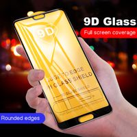 Wholesale 9D Full Cover Tempered Glass for Huawei Honor Lite Screen Protectors fit huw wei X X A V8 V9 Play V10