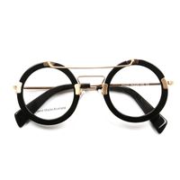 Wholesale Fashion Sunglasses Frames Top Quality Japan Handmade Italy Acetate Optical Glasses Frame Men Women s Vintage Double Beam Eyeglasses Ful