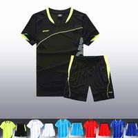 Wholesale Fashion Adult And Children Football Jerseys Boys Girls Soccer Sets Short Sleeve Kids Futbol Clothes Soccer Tracksuit Jersey
