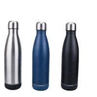 Wholesale White Sublimation Music Cola Bottle Stainless Steel Vacuum Wireless Water Bottles with Waterproof Speaker Creative Christmas Gift