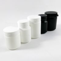 Wholesale 30 x ml ml ml Plastic White Black Medical Pill Bottles for Medicine Capsules Packaging Container with Tamper Seal