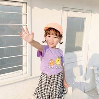 Wholesale ins newest lovely kids baby girls cotton casual plaid clothing stylish linen cotton summer ruffles knee length skirts toddler clothes K2