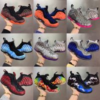 Wholesale High Quality Penny Hardaway Outdoor Shoe Foam posite Pro Galaxy Pink Black Mens Royal Blue Cny Floral Fleece Habanero Sports Sneakers Size