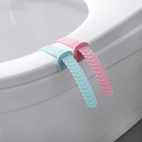Wholesale Toilet Seat Covers Portable Foldable Cover Lifter Sanitary Closestool Lift Handle For Travel Home Bathroom Accessories