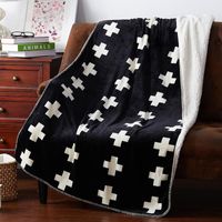 Wholesale Blankets Knitted Cotton Blanket Carters Baby White American British Lamb Cashmere Composite