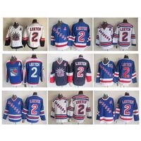 Wholesale Custom Top Quality Men Retro New York Rangers Jersey Brian Leetch Statue Of Liberty Vintage CCM Authentic Stitched Ice Hockey Jerseys
