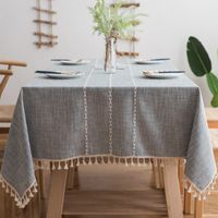 Wholesale Table Cloth Home Tablecloth Ins Rectangular Coffee Mat Picnic Household Party Dinning Cover