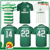 Wholesale 2021 Celtic Soccer Jerseys EDOUARD home away Football shirts Men Kids Kits