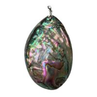 Wholesale Paua Oyster Abalone Shell Organic Cabochon Freeform Pendant for Women Men DIY Necklace Beach Inspired Jewelry Pieces