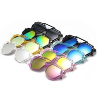 Wholesale Sunglasses Women Luxury Cat Eye With CASE Double Deck UV400 Lady Polarized Elegant Feminino