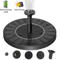 Wholesale Mini Solar Fountain Pool Pond Garden Decoration Bird Bath Floating Water Pump Panel For Summer House Outdoor
