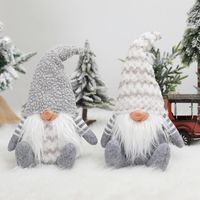 Wholesale European American Style Doll Christmas Decorations Forest Man Faceless Dolls Window Fireplace Ornaments CM