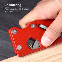 Wholesale Hand Tools Woodworking Chamfering Planer Degree Bevel Gypsum Board Trimming Carpenter Wood Beveling Plane Tool Accessorie