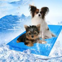 Wholesale Dog Cooling Mat Pet Lce Pad Size Chihuahua Mattress Cool Bed Cat Cushion Summer Keep Gel Kennels Pens
