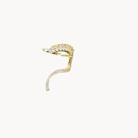 Wholesale Cluster Rings Gold Color Geometric Curved For Women Alloy Creative Finger Wedding Band Ring Women s Jewelry Gift