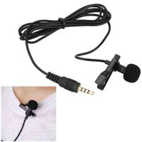 Wholesale EY A Mini Wired Microphone Mic Portable Clip On Lapel Lavalier Hands Free Mm Jack Condenser For Iphone Ipad PC Y211210