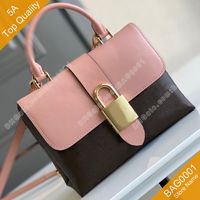 Wholesale 5A Top Quality Fashion Bag Multi colored Lock Hand The Elbow Cross Body Shoulder With Box B036 BAG0001