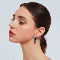 Wholesale Stud CRLEY Vintage C Shape Earring For Women S925 Antique Silver Tone Freshwater Pearl Charming Ashion Jewelry Retro Accessories