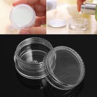 Wholesale 5ml ml ml Plastic Jar Empty Eyeshadow Case Powder Cosmetic Jars for Container Eye Shadow g Cosmetic Case Empty Jar Pot LLF8585