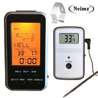 Wholesale Remote Wireless Digital Kitchen Food Cooking Meat BBQ Steak Grill Roasting Oven Thermometer Water Milk Temperature Meter Probe