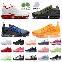 Wholesale Tn Plus Mens Running Shoes Big Size US Women Sneakers White University Red Dark Russet Knicks Vibes Griffey Midnight Blue Black Royal Coconut Milk Jogging Trainers