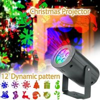 Wholesale Strings Pattern Christmas LED Projector Lights Automatic Rotating Waterproof Indoor Spotlight Night Landscape Lamps