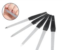 Wholesale Plastic Handle Metal Double Sided Nais Files Pro Nail File DIY Manicure Pedicure Tool