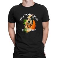 Wholesale Connor Mcgregor T shirt Classic Graphic Websites Slim Men Tshirt Short Sleeve Customized Fitness Clothing