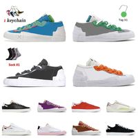 Wholesale Low Classic Green Blazer Low Casual Shoes Vintage Flat OG Outdoor Sports Iron Grey British Tan Make It Count Team Red Mens Women Designer Luxury Trainers