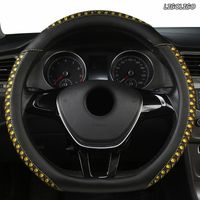 Wholesale Steering Wheel Covers LIGOLIGO Leather Car Cover For Isuzu D Max Trooper Rodeo Mux Ertiga APV Ignis Edition SX4