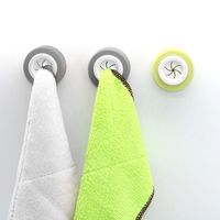 Wholesale Towel Hanger Kitchen Storage Hook Plug Rack Clothes Wall Mounted Bathroom Tool Rings